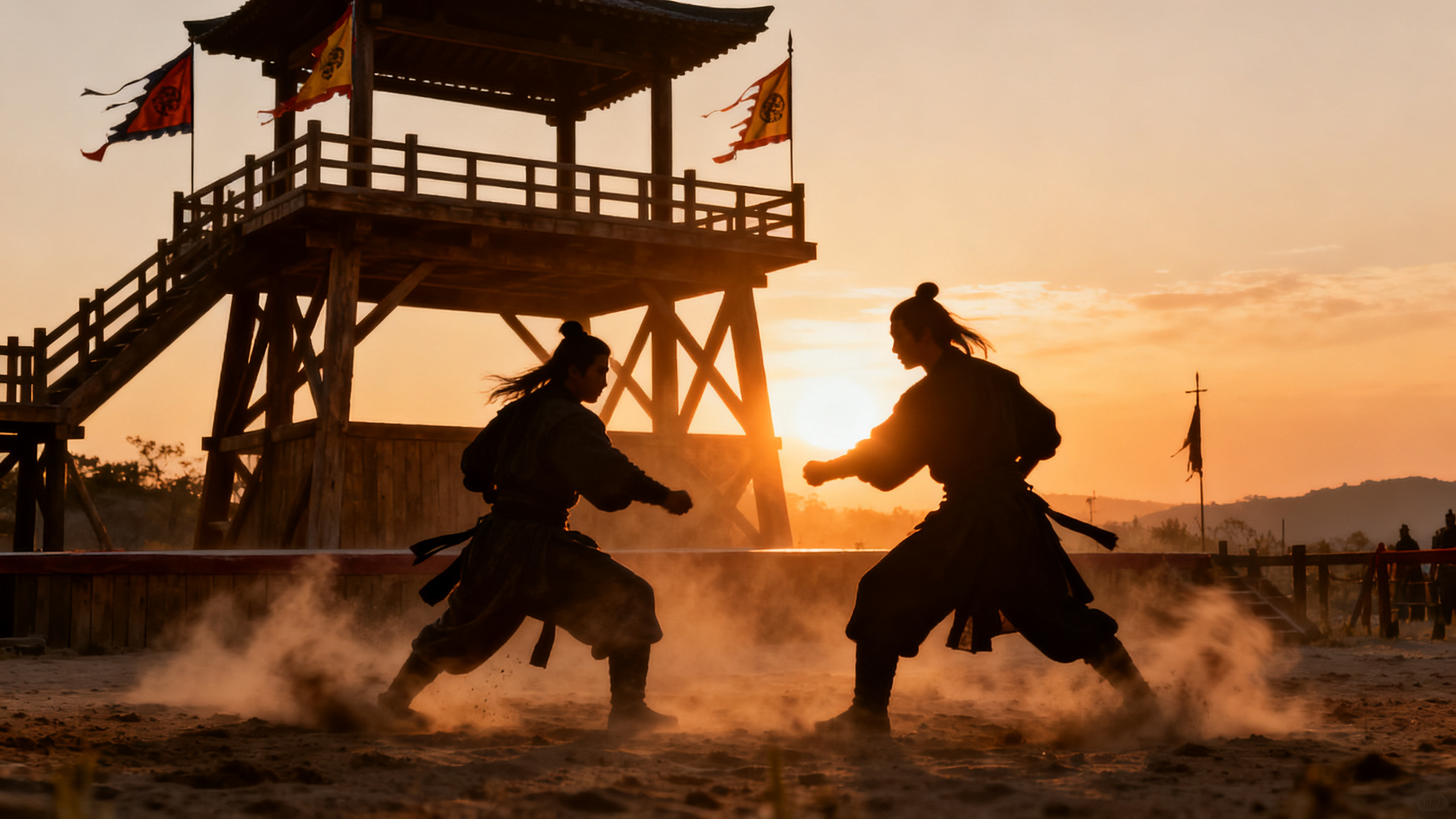 天龙八部私服发布网·武当门派升级路线:加点、技能与练级点全解配图:夕阳比武擂台对线场景